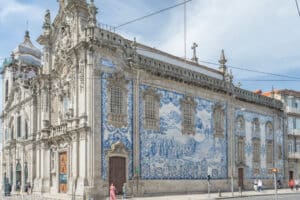 Church blue tiles Porto
